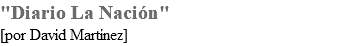 "Diario La Nación" [por David Martínez]